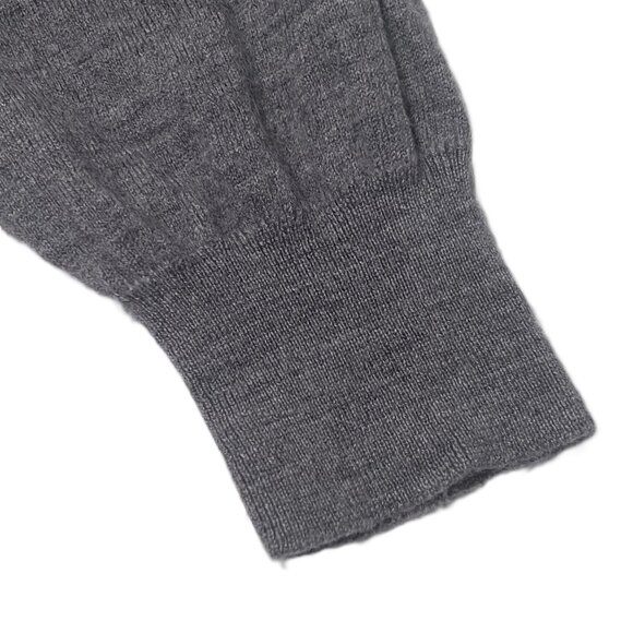 Dalmine Uomo Gray Sweater, 100% Wool Made in Italy, Turtleneck, Men's XXL (56) - Picture 2 of 8